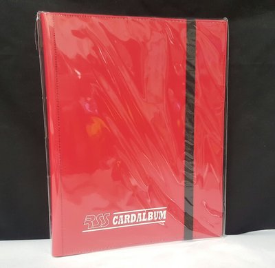 【美】卡冊 收集冊 PP 紅（固定18格×20頁 測入）適用 桌遊 紙牌 卡片 偶像學園