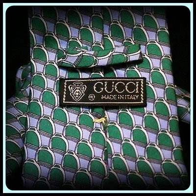 【極樂世界】【161215－6】義大利 GUCCI 名牌 高雅細緻氣質紳士領帶