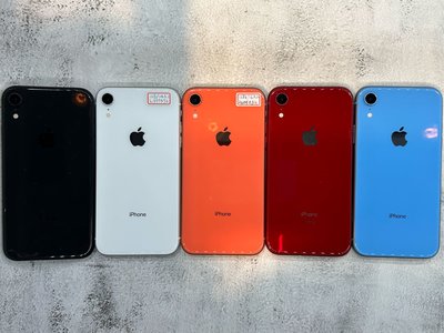 🌚 二手機 iPhone XR 64/128/256GB 藍/紅/黑/橘/白色 台灣貨
