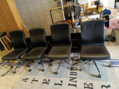 【國民二手樂活館】 人體工學升降辦公椅 電腦椅 商務椅 自取價800/張