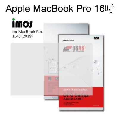 免運【iMos】3SAS系列保護貼 Apple MacBook Pro 16吋 超潑水、防污、抗刮