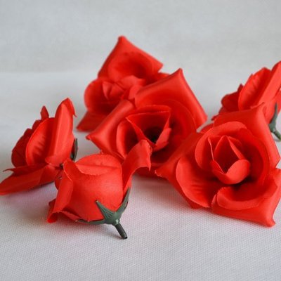 仿真花 人造玫瑰花朵 可搭配蠟燭擺飾 素材 拍照道具 婚禮道具 布置