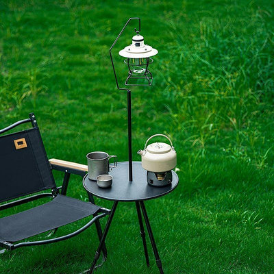 戶外鋁合金折疊桌子便攜式超輕可升降小圓桌野營露營簡易茶餐桌子