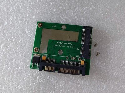 【冠丞3C】半高 mSATA 5cm MINI PCIE SSD 轉半高2.5吋 SATA3 轉接卡 GC-0120-2