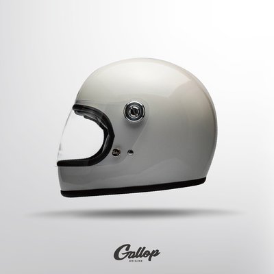 (I LOVE 樂多)GALLOP-TRACK SAFETY HELMET 全罩安全帽/樂高帽 (經典款)白色
