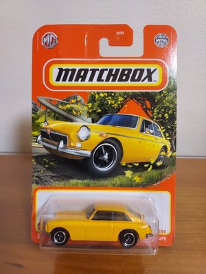 1:64火柴盒MATCHBOX~1971 MGB GT COUPE 黃色