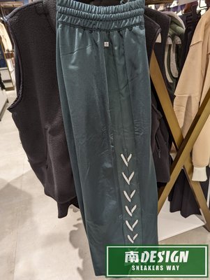 南🔥2022 12月 ADIDAS OG ALWAYS ORIGINAL 運動長褲 寬版 綁帶 女款 綠 HK5086