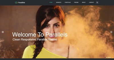 Parallels 響應式網頁模板、HTML5+CSS3、網頁特效  #9434
