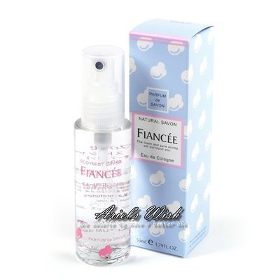 Ariel's Wish預購-@cosme排行榜日本女性約會香水FIANCEE清新皂香氛natural savon日本製