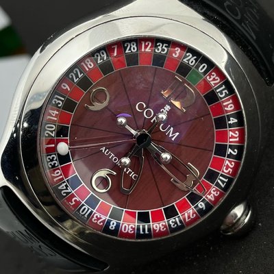 【惠民精品】（1100528E）CORUM昆侖泡泡皇家賭場手錶/機械錶/精品/流當品/當舖
