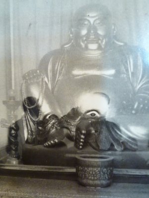 191210~財神爺~彌勒佛~老神像~相關特殊(一律免運費---只有一張)老照片