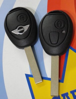 BMW MINI COOPER R53 汽車遙控晶片鑰匙 外殼 更換 維修 晶片鑰匙配製