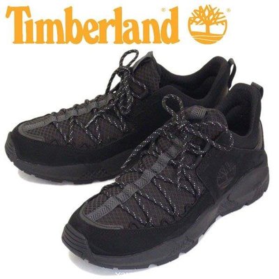 2019 11月 Timberland RIPCORD LOW 黑色 紳士復古 雅痞日系 全黑 低筒 A1UZ8 休閒慢跑鞋