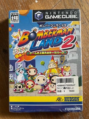 任天堂 NGC 炸彈超人樂園 Bomberman Land 2 全新未拆 純日版