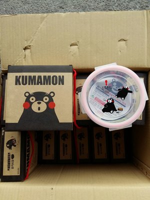 950ml kumamon 熊本熊 圓型 耐熱 玻璃 保鮮盒 24入