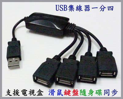 USB 2.0 1分4孔 HUB集線器 可擴充USB 串接安柏盒子小米盒子 千尋盒子 Fun盒子 筆電 桌機 方便攜帶