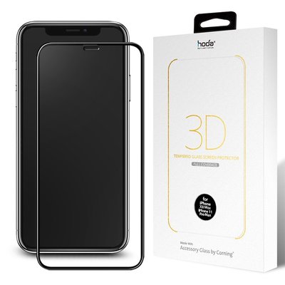 免運 hoda【iPhone 11 / Pro / Max】美國康寧授權 3D隱形滿版 邊緣強化 疏油輸水 玻璃保護貼
