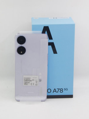 【青蘋果】 OPPO A78 5G 128G 紫 拆封手機#PJ201