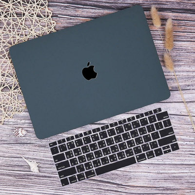 新品上架暗夜綠 奶油殼 蘋果筆電 Apple Macbook Air Pro 13 15 保護殼 Mac外殼 電腦殼 注