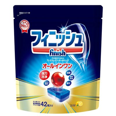 地球製藥 洗碗機 專用洗碗錠42入 finish 日本進口 亮碟 洗碗