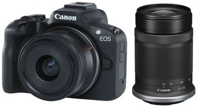 Canon EOS R50 雙鏡組〔18-45mm + 55-210mm〕APS-C 公司貨【回函贈禮~2024/5/31止】
