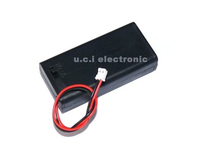 【UCI電子】(二W-3)  microbit 電池盒 2節3號帶開關 帶蓋子 PH-2.0端子接頭
