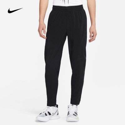 【熱賣精選】Nike/耐吉 男子籃球訓練梭織跑步運動健身速干收腳長褲DB1748-010
