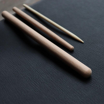 現貨 現貨日本和果子丸棒制作工具竹丸棒和菓子專用圓頭雙頭丸棒推棒
