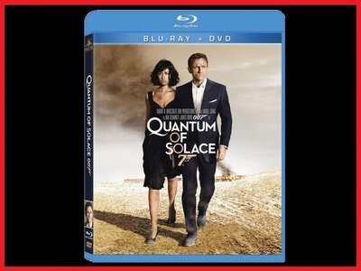 【BD藍光】007量子危機：BD+DVD雙碟版(台灣繁中字幕)Quantum of Solace丹尼爾克雷格