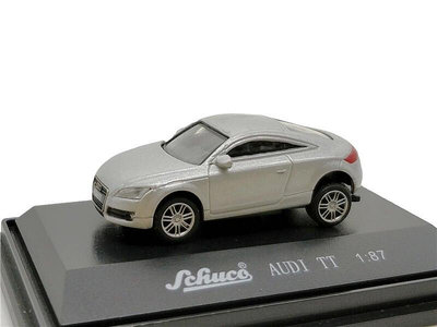 舒克 Schuco 187 合金模型車 奧迪 Audi TT Silver 銀色