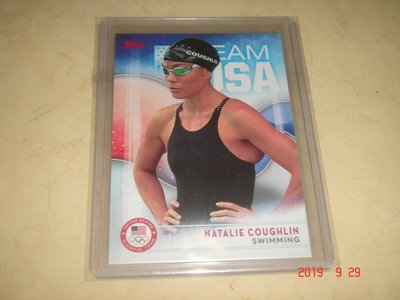 游泳運動員 美國隊 Natalie Coughlin 2016 Topps 奧運美國隊 #39 球員卡