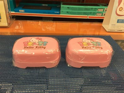 三麗鷗Hello Kitty KT3006 粉紅色凱蒂貓橢圓形肥皂盒