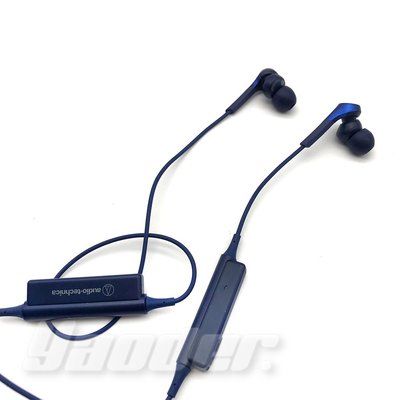 【福利品】鐵三角 ATH-CKS550XBT 藍(1) 藍牙無線耳機麥克風組 無外包裝 免運 送收納盒+耳塞