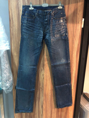 Dior HOMME 08SS 藍上膠 藍色牛仔褲 Size:33