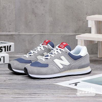 球鞋補習班 NEW BALANCE ICONIC 574 洋基藍 灰藍 紅標 經典 男女 IU著 復古慢跑 余文樂 U574GWH