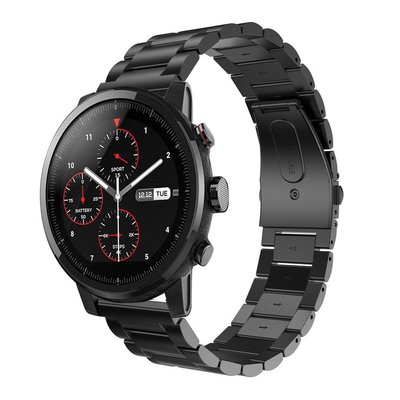 +io好物/華米AMAZFIT2不銹鋼三珠表帶智能手表用金屬帶/效率出貨