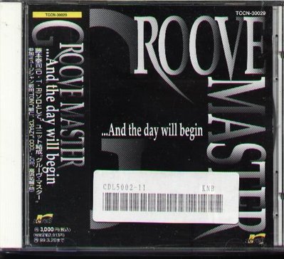 K - GROOVE MASTER - And the day will begin - 日版