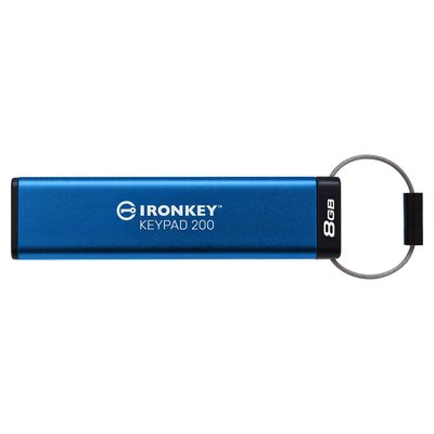 金士頓 8GB IronKey Keypad 200 硬體型加密 USB 密碼隨身碟 (KT-IKKP200-8G)