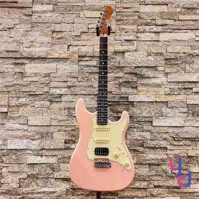 分期免運 贈千元配件/終身保固 JET JS-400 PINK 粉紅色 Strat 電 吉他 單單雙 小搖座 烤楓木