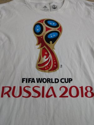 adidas Fifa World Cup 2018 白色短袖T-shirt