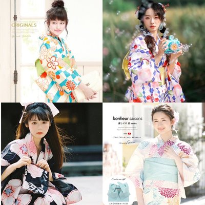 日式改良和服 日系少女和服連衣裙 旅游寫真 日式美容日料店和服~特價