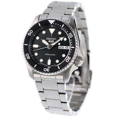 預購 SEIKO SEIKO 5 SBSA225 精工錶 5號 機械錶 38mm 黑面盤 不鏽鋼錶帶