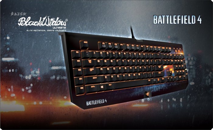 川匯 收藏首選 Razer Blackwidow Bf4 戰地風雲限定版橘光led 黑寡婦蜘蛛典藏版雷蛇英文 Yahoo奇摩拍賣