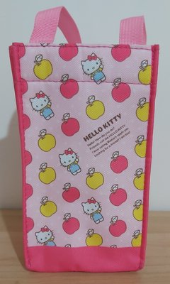 【7-11】Hello Kitty 攜帶式飲料提袋 (蘋果粉)