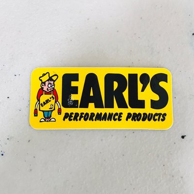 (I LOVE樂多)美國進口 EARL'S 貼紙 防水/耐候/質感佳