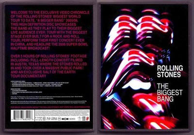 音樂居士新店#滾石樂隊 Rolling Stones The Biggest Bang () DVD