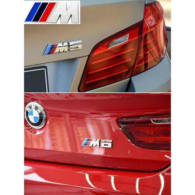車之星~（）BMW 寶馬 運動標誌貼紙 M1 M2 M3 M4 M5 M6標誌側標 車尾標誌 bmw f20 bmw f34