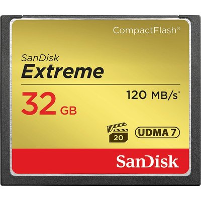 『儲存玩家』台南 SanDisk Extreme CF 32GB 記憶卡 讀 120M 寫85M 含稅 開發票 單眼