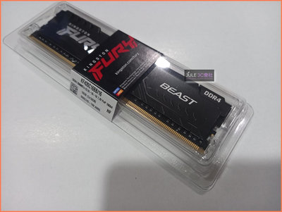 JULE 3C會社-金士頓 獸獵者 FURY DDR4 2666 16GB KF426C16BB/16 全新盒裝 記憶體