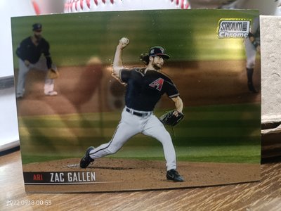 (記得小舖)MLB 2021 亞利桑那響尾蛇 Topps Chrome Zac Gallen 普卡1張台灣現貨